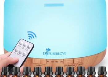 Diffuseur d’Huiles Essentielles 500 ml Diffuserlove : grande capacité, télécommande… et vraie valeur au quotidien ?